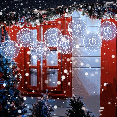 Paquete de 1, Luces Solares Colgantes LED para Exteriores con Fuegos Artificiales, Luces Esféricas de Estallido de Estrellas Brillantes LED, Impermeables IP65 con 8 Modos y Cable de Cobre para Patio, Sombrilla, Alero, Jardín, Árbol, Tienda, Decoración Na