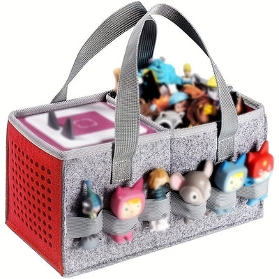 1pc Bolsa de Almacenamiento de Espuma con Múltiples Bolsillos para Altavoces y Juguetes de Peluche, Bolsa de Música Portátil con Diseño de Caja de Almacenamiento de Golf, Organizador Creativo de Reproducción de Audio, Solución de Almacenamiento Portátil|