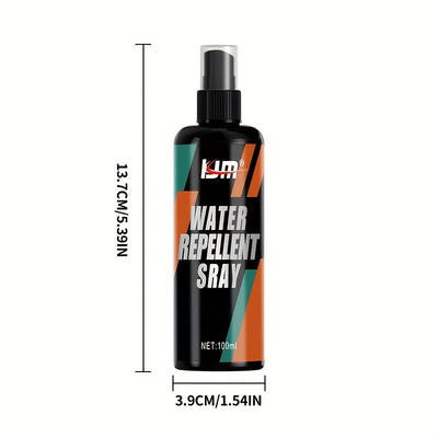 100ml Spray repelente al agua hidrofóbico - Recubrimiento antilluvia para parabrisas, espejos y cristales de automóviles, kit de pulido protector de larga duración