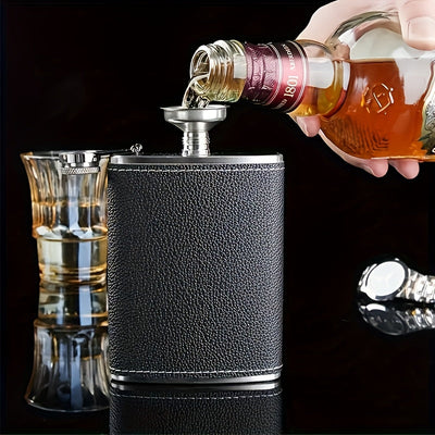 1pc Termo de Acero Inoxidable Duradero, Frasco Portátil de Bolsillo para Actividades al Aire Libre, Accesorios de Bar, Portador de Bebidas