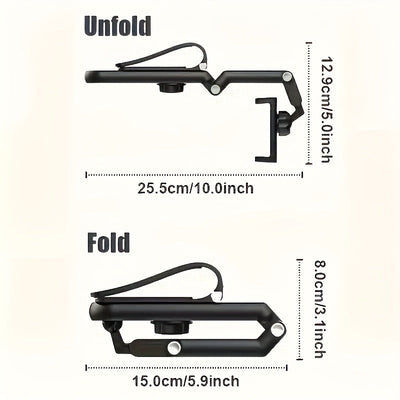 Soporte para teléfono móvil de parasol giratorio universal 360° para coche, soporte de navegación para automóviles, material duradero ABS, ajustable y adecuado para vehículos, cocinas y dormitorios
