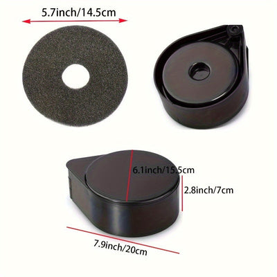 1Pc, Herramientas de barman de 3 niveles, Contenedores de vidrio de sal y azúcar de plástico de 3 capas, Con soportes para especias, Diseñados para margaritas y bebidas mezcladas, Equipo de barman.