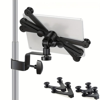 Soporte ajustable para tableta de 7-14 pulgadas con abrazadera giratoria de 360 grados para soporte de micrófono para iPad Pro Air Mini para Nexus para tabletas Samsung de 12.4'' Eid Al-Adha Mubarak