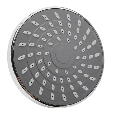Cabezal de ducha ajustable de lluvia montado en la pared - Grifo de baño portátil giratorio de 360° con varios modos de aspersión, resina ABS duradera y acabado cromado para encierros de ducha modernos, boquilla de alta calidad, instalación sin taladro,