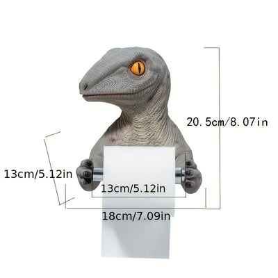 1 Unidad, Soporte De Papel Para Colgar En La Pared Con Diseño De Dinosaurio, Soporte Para Papel Higiénico Montado En La Pared, Decoración Para El Baño