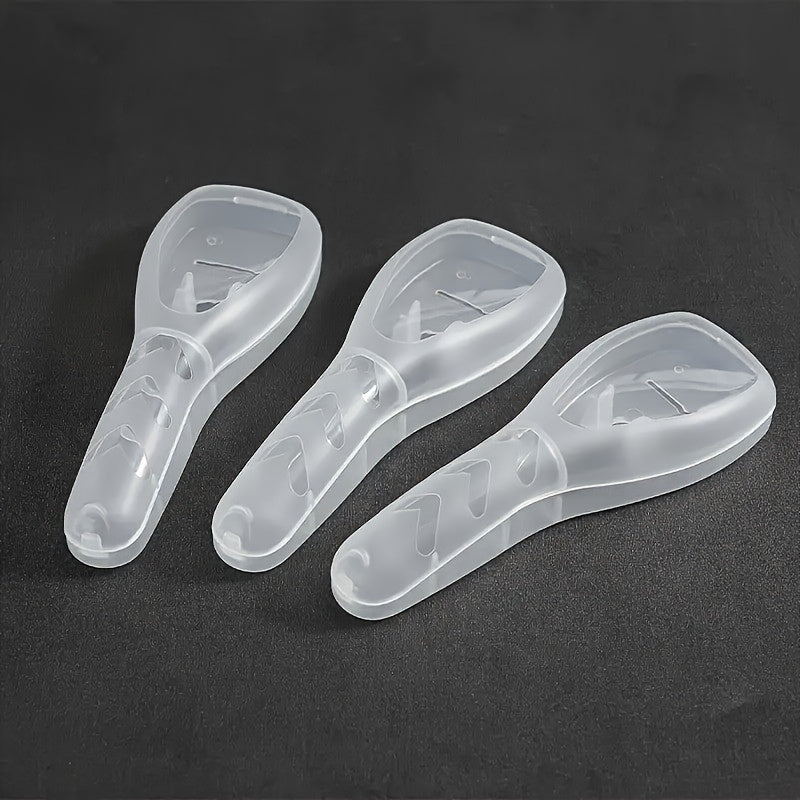 1pieza Estuche de afeitar de viaje elegante, transparente y protector, solo lavado a mano, no se permite limpieza en seco, colores negro y transparente, material de plástico, no requiere fuente de alimentación, no hay impresión, no pintura de borde