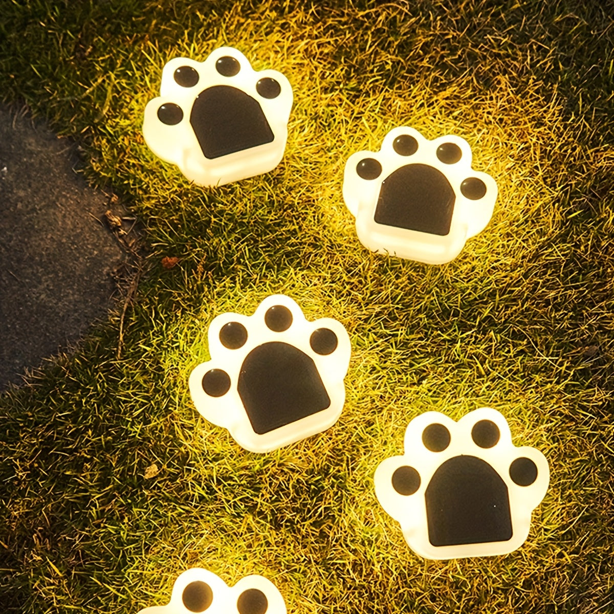 Linterna Solara de Pata de Oso con LED para Iluminación Exterior, Luz Decorativa de Paisaje, Luces Solares para Jardín, Luces de Césped para Caminos, Patio, Terraza, Entrada y Acera, Decoración Festiva