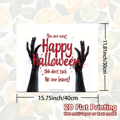1pc Protector de Estufa para Halloween - Alfombrilla de Cocina Espeluznante con Decoración de Terror, Resistente al Calor y Fácil de Limpiar para Estufas de Gas/Eléctricas, Decoración para Fiesta de Halloween - Regalo Perfecto para Cociñeros, Diseño Temá