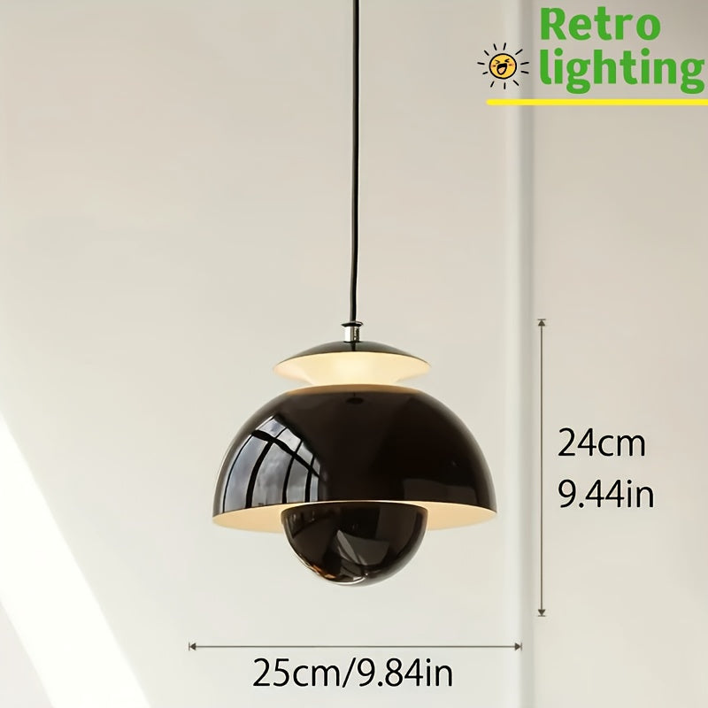 Lámpara colgante LED moderna con ajuste de tres colores regulables - Diseño nórdico elegante para comedores, pasillos, cafés, hoteles y más - Brazo ajustable, instalación fácil, construcción en metal, ideal para salas, habitaciones, cocinas e iluminación