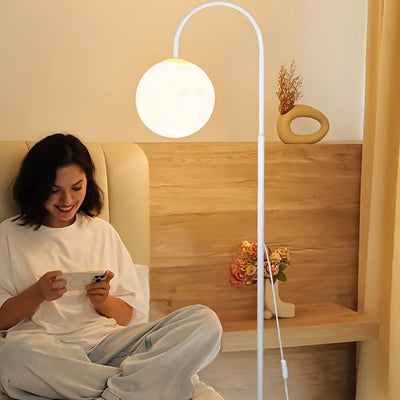 [Lámpara de luna LED con USB] Lámpara de luna LED moderna con brillo ajustable, luz de mesa USB portátil para dormitorio, comedor o fiestas - Decoración lunar ideal para regalos de San Valentín, Navidad y días festivos