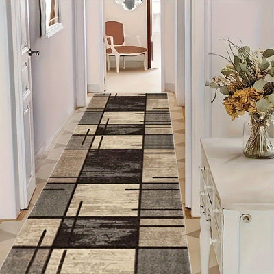 1pieza Alfombra de lujo de piel sintética Shag, antideslizante, lavable a máquina, multifuncional, hecha de poliéster, para pasillo, dormitorio, cocina, baño