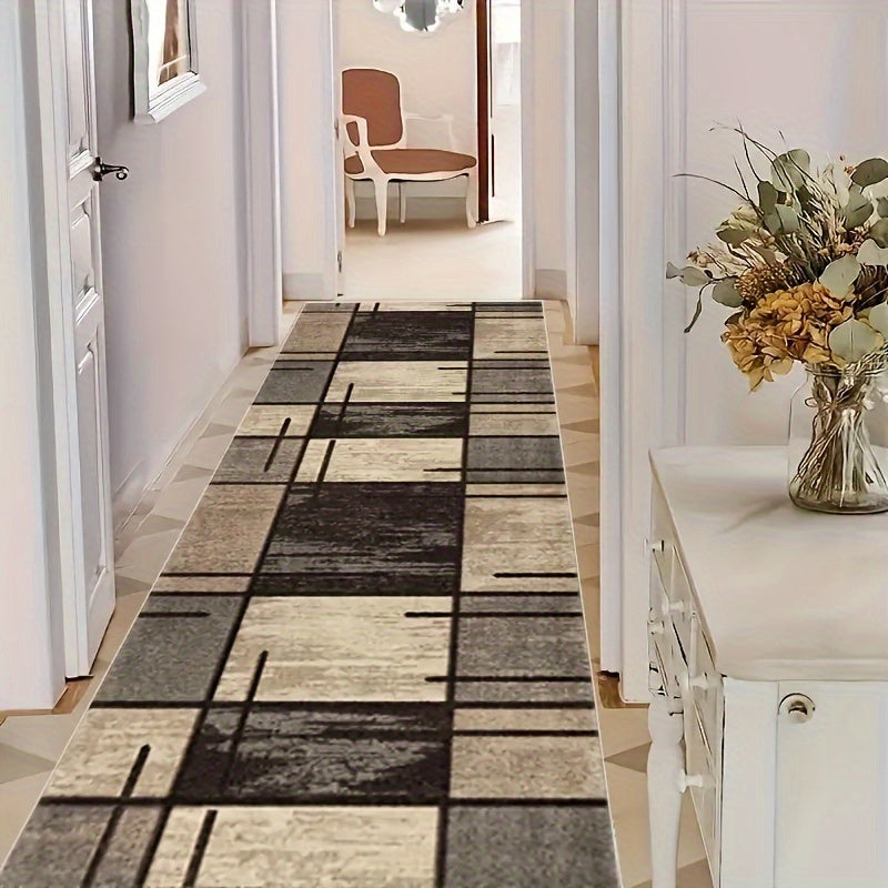 1pieza Alfombra de lujo de piel sintética Shag, antideslizante, lavable a máquina, multifuncional, hecha de poliéster, para pasillo, dormitorio, cocina, baño