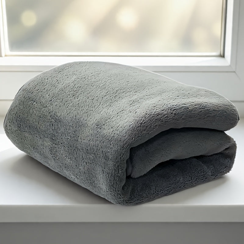 Toalla Extra Grande de Alta Absorción y Secado Rápido - Toallas Ultra Suaves de Calidad Hotelera, Súper Suaves y Altamente Absorbentes, Ideales para Baño, Ducha o Piscina. Juego de Toallas Premium en Color Sólido Gris, Azul y Marrón