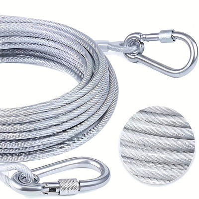 1 Juego, Cuerda de ropa de acero inoxidable, portátil, ideal para lavandería en interiores/exteriores, accesorios de camping, baños y dormitorios, cuerdas de ropa