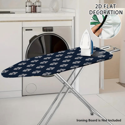 Fundas para Tabla de Planchar Resistente con Relleno Completo y Bordes Elásticos - Accesorio Decorativo Lavable a Máquina Tamaño Estándar (Tabla No Incluida), Funda Moderna, Textura Suave, Duradera, Diseño 2D Plano