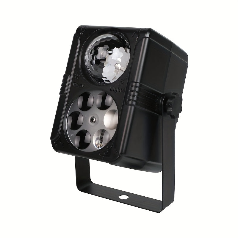 Bola mágica de abeja con patrón de colores auto-dispensador, control de voz, luz de patrón de colores, para fiestas en casa, pequeñas fiestas, bares, clubes nocturnos, salas de baile, decoración de Navidad, Halloween, con control remoto, batería no inclu