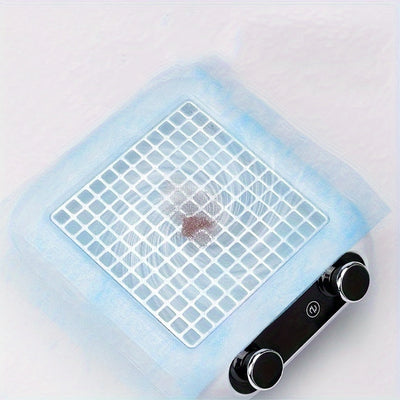 200 piezas de filtros de colector de polvo para arte de uñas profesionales - Hojas de absorción de polvo para máquina de manicura hipoalergénicas, fáciles de usar y limpiar, no requiere energía, ideales para accesorios de salón y estudio de manicura en c