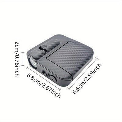 4 piezas/juego Mini luz de seguridad para puerta de coche LED, lámpara de seguridad anti-collisiones con patrones de alas creativos, accesorios para automóviles, decoraciones, sin batería.