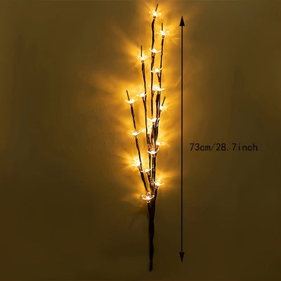 1 pza Luces de árbol de cerezo florecido, decoración para hogar, jardín y ciudad, bodas, cumpleaños, Navidad, festivales, fiestas, interiores y exteriores, luz blanca cálida