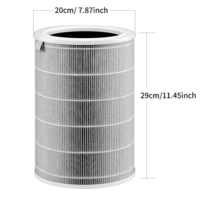 1 Unidad, Filtro De Repuesto Hepa Xiaomi Air Purifier M8R-Flh, Carbón Activado De Tres Capas, Compatible Con Xiaomi Air Purifier 3C 3H 3, 2C 2H 2S, Pro