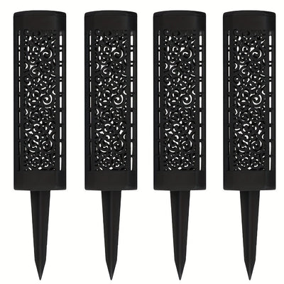 4/8 piezas de lámpara solar para jardín, luz solar para exteriores, luces LED automáticas decorativas para Navidad y Halloween, ideal para patio, jardín, césped, camino, calle y decoración de fiestas
