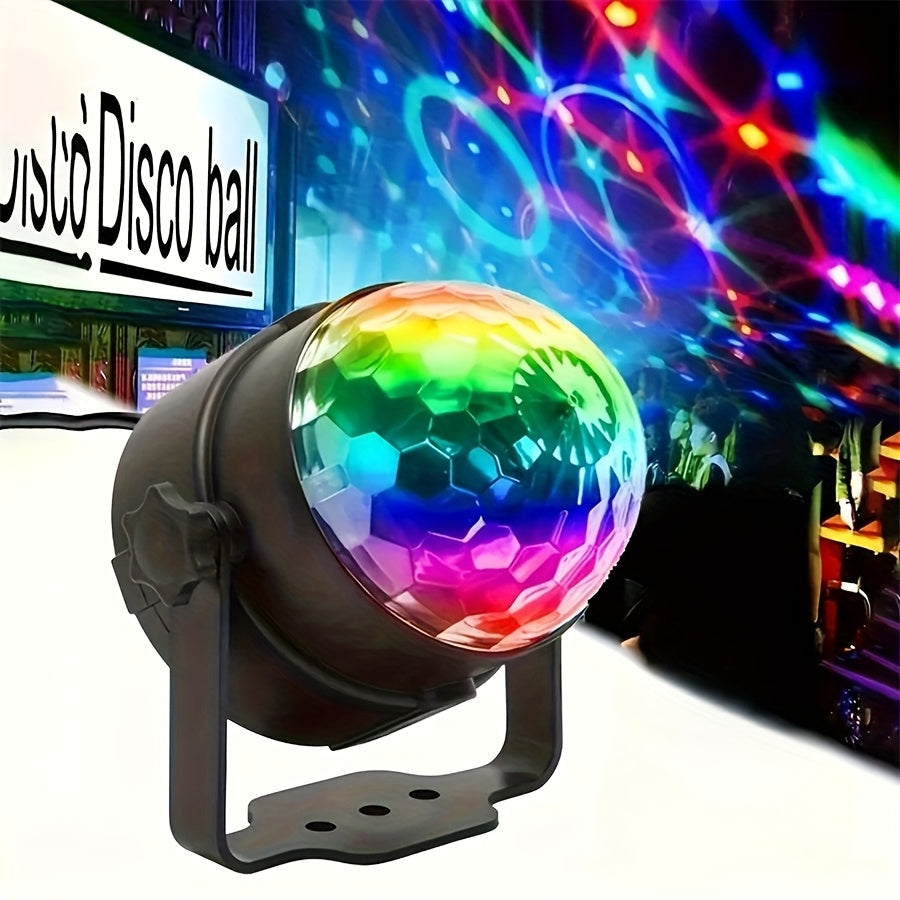 1 pza. bola mágica LED RGB multifuncional con alimentación USB, lámpara para decoración del hogar, fiestas, KTV, bodas y celebraciones, luces multicolores, control remoto, iluminación para cabina de DJ