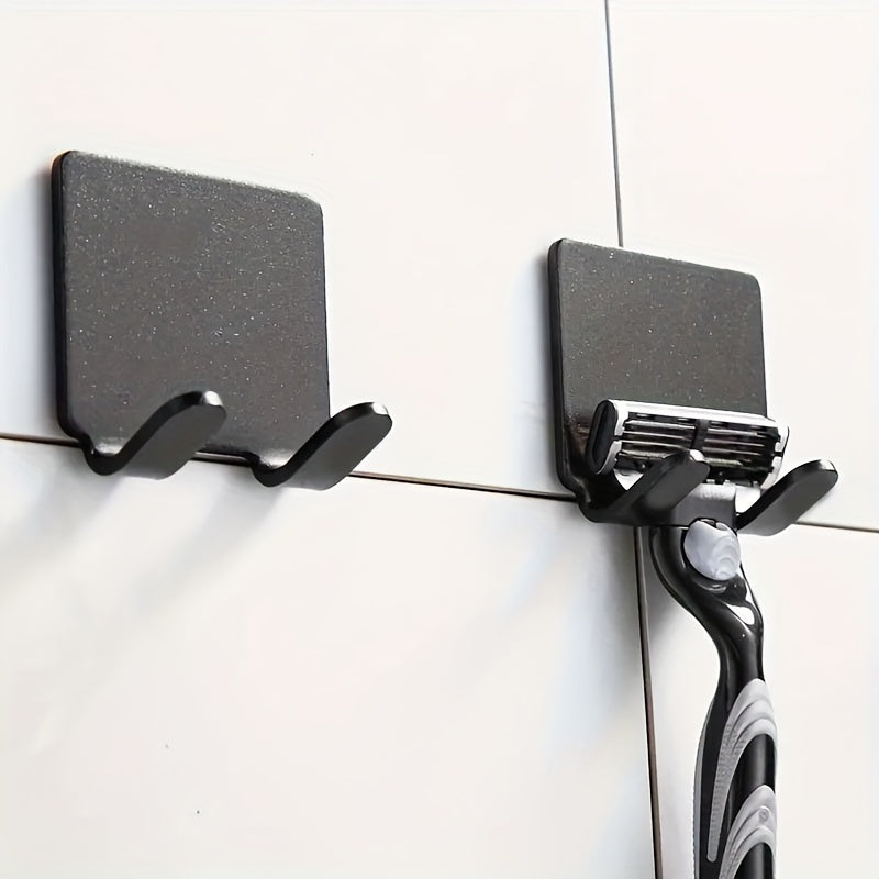 1/3/5 Piezas, Soportes De Plástico Para Maquinillas De Afeitar Para Baño, Estante De Almacenamiento Para Maquinillas De Afeitar, Ganchos Montados En La Pared, Adecuados Para Uso En Peluquerías Domésticas