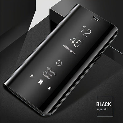 Estuche de Espejo Inteligente Compatible con for Samsung for Galaxy S25, S24, S23, S22 Plus/Ultra, Note 20, A73 5G, A56, A55, A54 5G, A36, A35, A15 - Ideal para Regalos de Cumpleaños, Halloween, Día del Padre y Día de la Madre