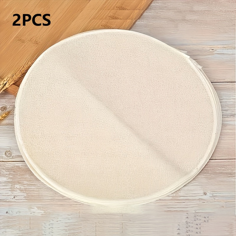 2/6 piezas, alfombra de vapor para baozi, alfombra de vapor para baozi, tela de jaula de cocina, malla de vapor de algodón, alfombra de vapor redonda antiadherente para dumplings y pan, para hornear en interiores y exteriores, también para cocinar.