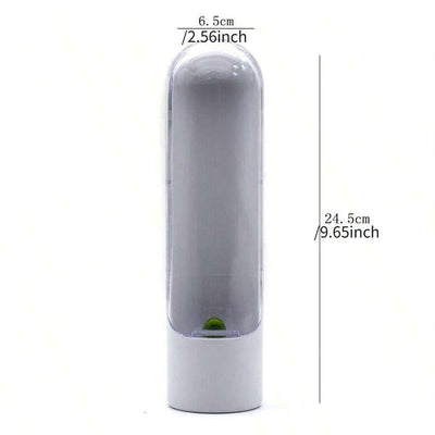 Recipiente de almacenamiento de alimentos de vainilla, dispositivo para verduras, taza fresca de vainilla, contenedor de brotes de bambú, recipientes para verduras en el refrigerador, contenedores para hierbas y cilantro, conservador de comida para nevera