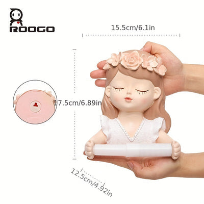 1 Soporte Para Rollo De Papel Higiénico De Diseño Bonito, Estante De Almacenamiento De Pañuelos Montado En La Pared, Dispensador De Papel Higiénico Creativo De Dibujos Animados Para Baño, Decoración Del Hogar, Accesorios De Baño