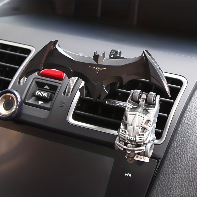 [Soporte de Teléfono para Auto Ventilación] Soporte de Teléfono para Auto con Montura de Ventilación de Gravedad Mecánica Inspirado en Murciélagos - Montura Universal para Ventilación de Aire - Material ABS