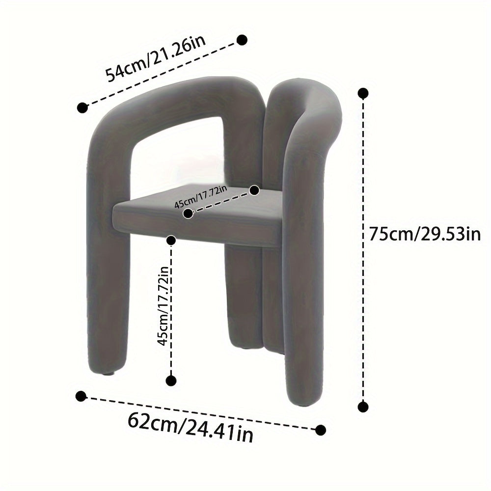 Envío de 1 pieza Silla de Maquillaje Moderna Nueva para el Día de la Madre 2025, Taburete Cambiador de Zapatos, Taburete de Tocador Simples para Dormitorio, Silla de Comedor Estilo Lujo Ligero para el Hogar, Adornos Navideños