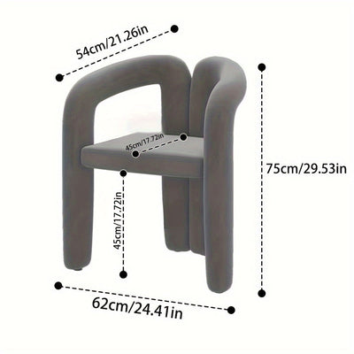 Envío de 1 pieza Silla de Maquillaje Moderna Nueva para el Día de la Madre 2025, Taburete Cambiador de Zapatos, Taburete de Tocador Simples para Dormitorio, Silla de Comedor Estilo Lujo Ligero para el Hogar, Adornos Navideños
