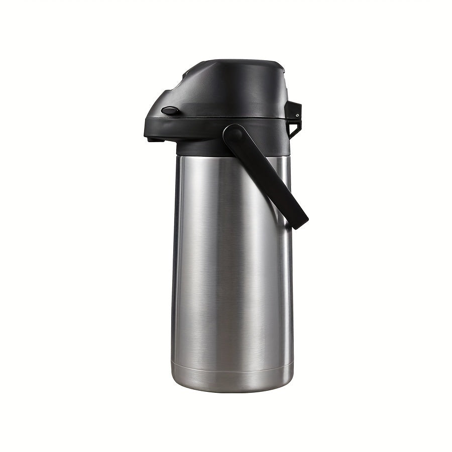 1pc Gran Capacidad Termo de Acero Inoxidable - Dispensador de Bebidas Multiusos para Bebidas Calientes y Frías, Ideal para Uso en el Hogar y la Oficina, Sin Necesidad de Electricidad