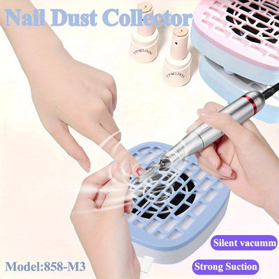 1/5/10pcs Recogedor de Polvo para Uñas con Motor y Cepillo USB - Limpiador Compacto de Residuos, Compatible con Máquinas de Uñas, Incluye Filtro - Para Salón, Hogar, Spa, Manicura/Pedicura DIY - Sistema Ligero y Duradero en Rosa, Diseño Cuadrado Elegante