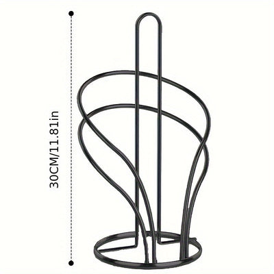 Soporte para rollos de papel de cocina y baño, base pesada, soporte de papel de pie para mostrador