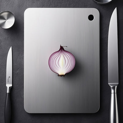 3 piezas de tablas de corte de acero de titanio de doble cara de alta calidad | Tablas de corte de grado alimenticio para cocina, preserva el sabor original sin dañar las cuchillas, adecuadas para cocinas y restaurantes. Se puede lavar en lavavajillas.