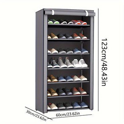 Paquete dentro de Paquete, Bolsa de Almacenamiento Capacidad Grande de 8/10 Capas Armario para Zapatos Fácil de Montar Armario para Zapatos Antipolvo Adecuado para la Puerta del Hogar, Dormitorio y Artículos Varios