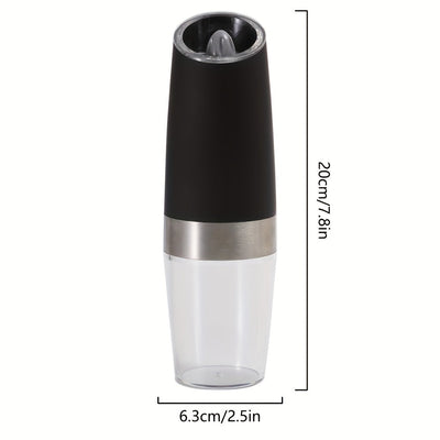 1pc Molinillo de Pimienta Automático, Molinillo de Sal Ajustable, Molino de Especias para el Hogar, Molinillo Eléctrico de Comino para Cocina, Utensilios de Cocina