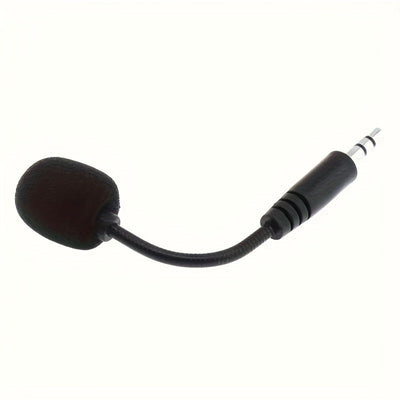 Mini 3.5mm Jack Microfono Flexible de Capacitancia para Teléfono Móvil, PC, Portátil, Laptop, Notebook - Negro, 1.8 pulgadas x 1.8 pulgadas, Alta Sensibilidad, No Requiere Batería, Microfono Portátil para Teléfono, PC, Laptop, Notebook, Diseño Compacto,