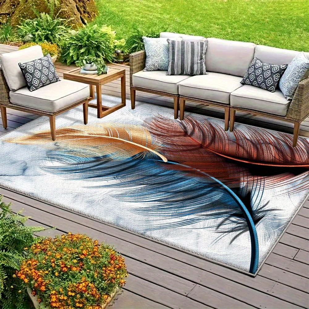 Alfombra de Terciopelo/853g/m² Prado Floral, Opciones de Pile Bajo y Varios Tamaños: Sumérgete en la Elegancia Francesa con Alfombrilla Crema – Diseño Minimalista a Rayas Moderno, Lavable a Máquina, Mezcla Ligera de Poliéster Antideslizante para Interior