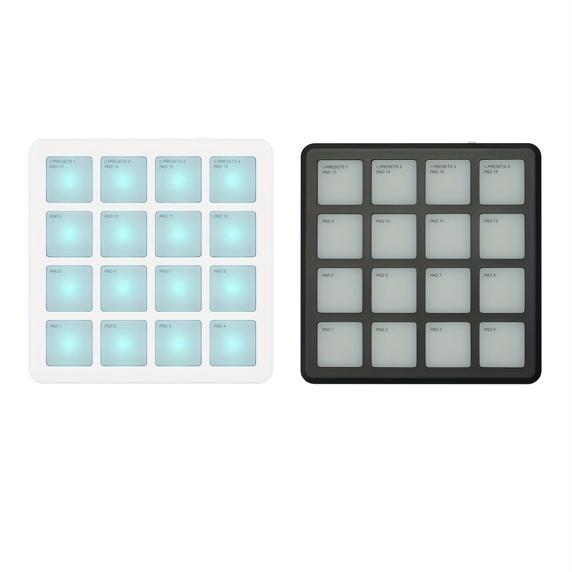 M-VAVE SCMPAD, controlador MIDI inalámbrico portátil con 16 botones, teclado de percusión, interfaz USB-C, herramientas.