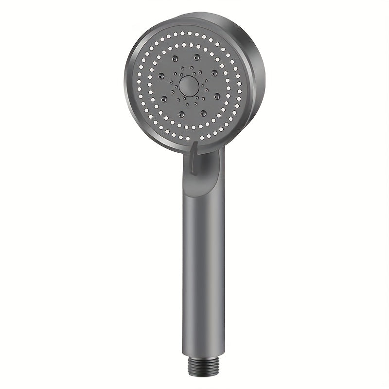 1PC de cabeza de ducha de alta presión multifunción con 5 modos de spray, incluyendo lluvia y masaje, acoplamiento universal fácil de instalar para baño, accesorio de ducha de alto rendimiento sin batería ni fuente de alimentación
