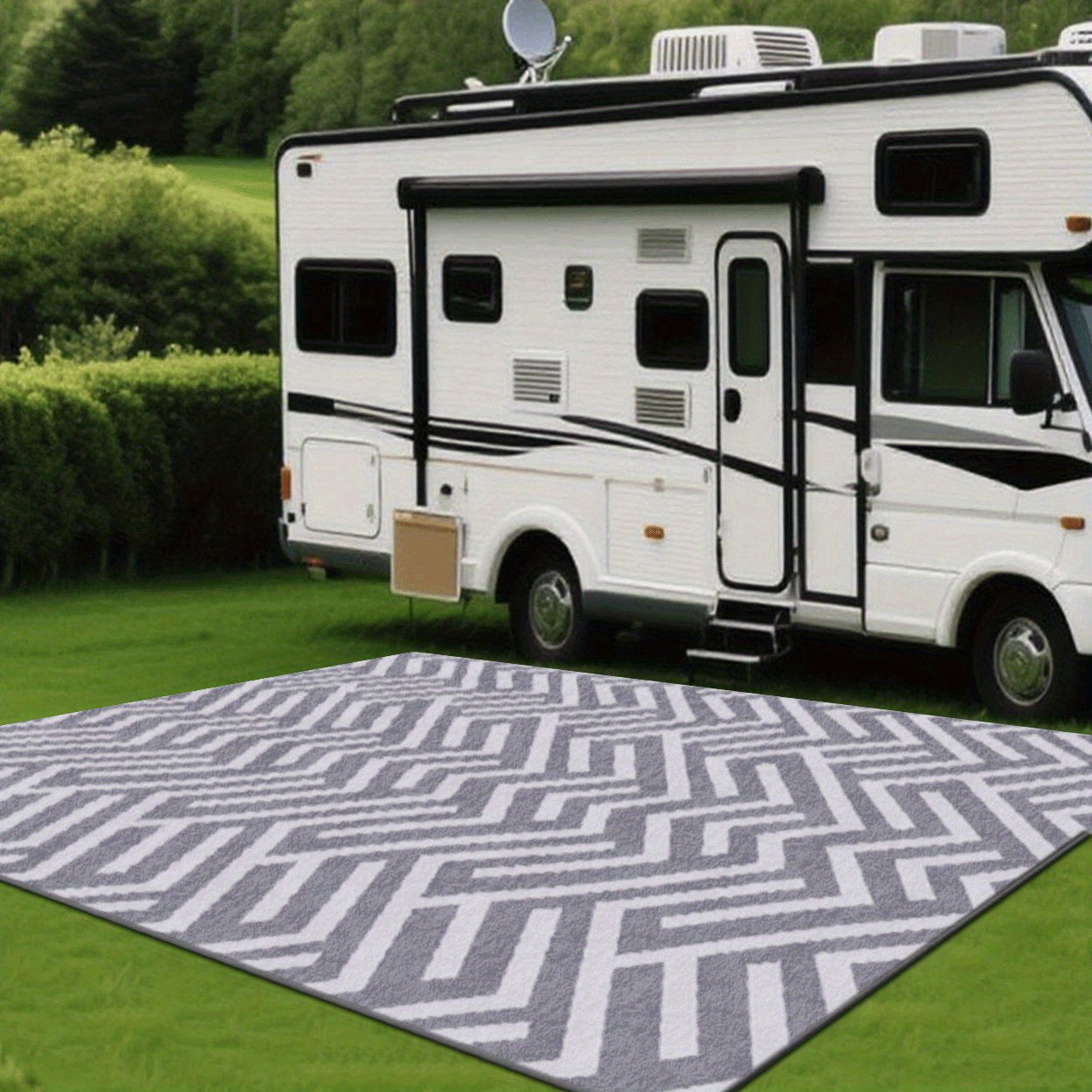 2D Impresión Plana, Exquisita Artesanía, Calidad Sobresaliente, Patrón de Color Sólido, Estilo Sólido Simple para Exteriores, Alfombras para Camper, Alfombras de Interior, Alfombras para Tiendas, Alfombras de Patio, Alfombras de Bienvenida, Alfombras de