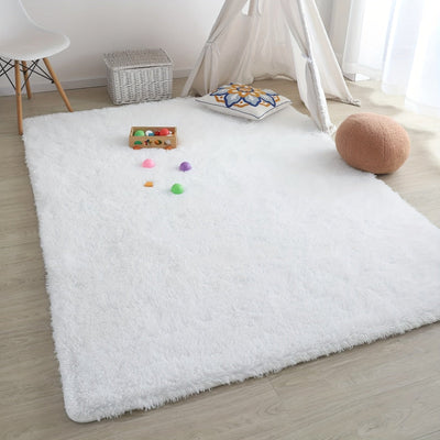 1 alfombra suave y esponjosa para sala, dormitorio, estudio o baño, antideslizante, peluche suave, alfombra de lujo estilo nórdico, ideal para decoración del hogar, dormitorio o sala, decoración navideña