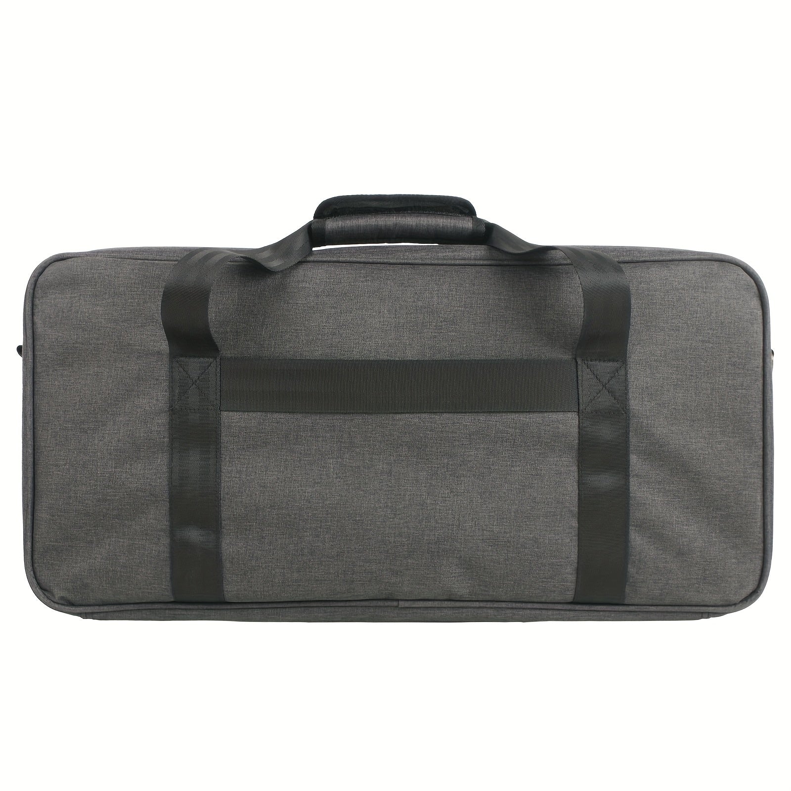 Estuche Profesional Portátil Multi-Efecto para Pedales - Bolsa Resistente Gris para Controladores DJ y Equipos con Múltiples Compartimentos, Costuras Reforzadas, Cremalleras Doradas y Asas Ergonómicas para Músicos, Uso en Directos y Estudio, Funda para P