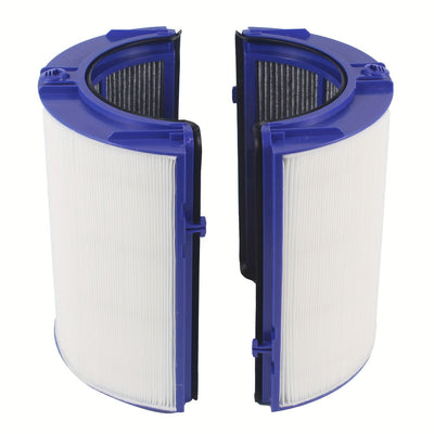 Filtro de repuesto HEPA y de carbón para purificador de aire Dyson, compatible con TP06, TP09, HP06, PH01, PH02, TP07, HP07, HP09 – Captura el 99% de alérgenos, olores y polvo – Fácil instalación, color blanco, incluye cepillo de limpieza, purificador de