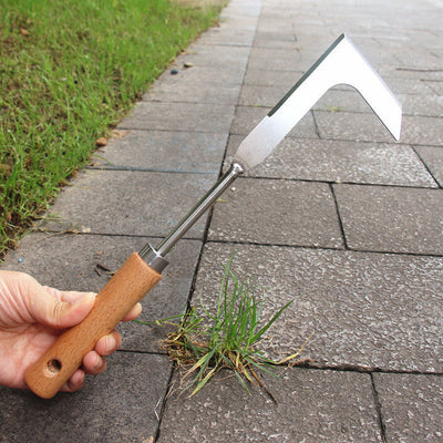 Juego de 2 instrumentos de desmalezamiento versátiles, diseñados para desmalezar y arrancar, dispositivo de desmalezamiento de grietas, cortadora de césped, excavadora de plantas salvajes, cortadora de jardín al aire libre, herramientas esenciales de jar