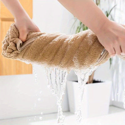 Toalla Extra Grande de Alta Absorción y Secado Rápido - Toallas Ultra Suaves de Calidad Hotelera, Súper Suaves y Altamente Absorbentes, Ideales para Baño, Ducha o Piscina. Juego de Toallas Premium en Color Sólido Gris, Azul y Marrón